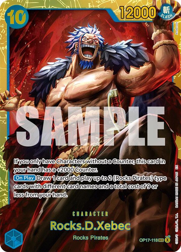Rocks.D.Xebec (OP17-118) Foil