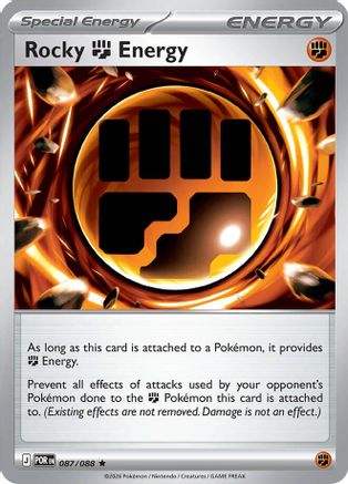 Rocky Fighting Energy (87) Holofoil - Perfect Order