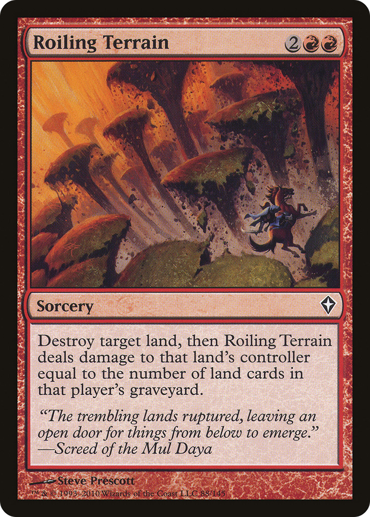 Roiling Terrain (088) Foil - Worldwake
