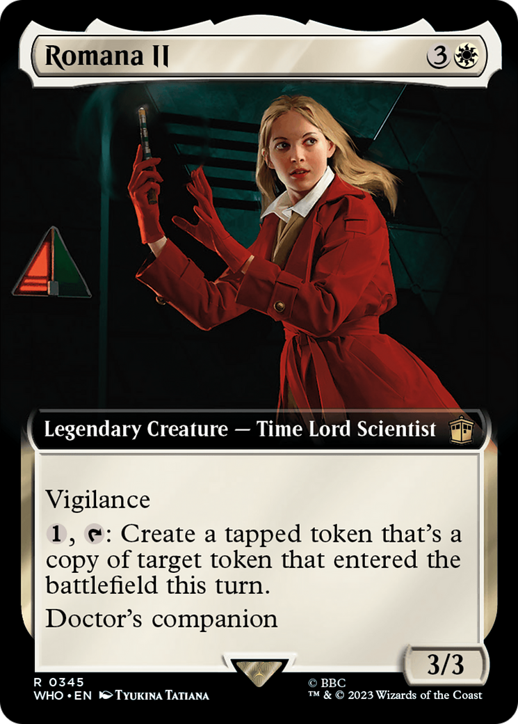 Romana II (Extended Art) (345) Foil - Doctor Who