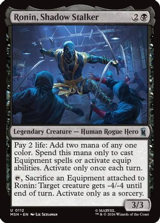 Ronin, Shadow Stalker (112) Foil - Marvel Super Heroes
