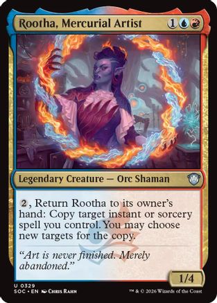 Rootha, Mercurial Artist (329) - Commander: Secrets of Strixhaven