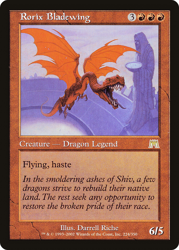 Rorix Bladewing (224) Foil - Onslaught