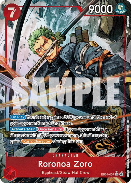 Roronoa Zoro (Alternate Art) (EB04-007) Foil