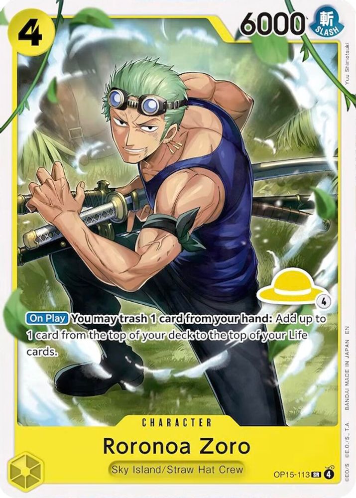 Roronoa Zoro (Luffy Deck) (OP15-113)
