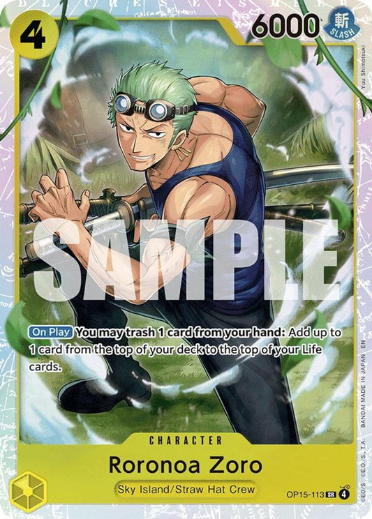 Roronoa Zoro (OP15-113) Foil