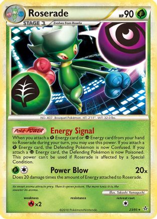 Roserade (23) Reverse Holofoil - Unleashed