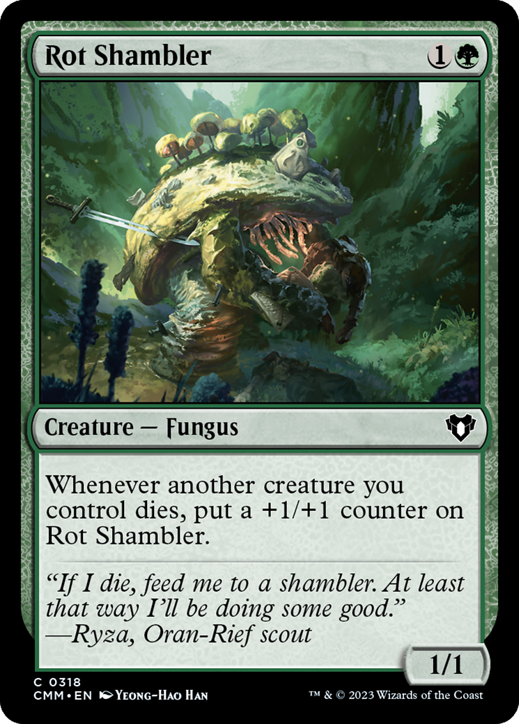 Rot Shambler (318) Foil - Commander Masters