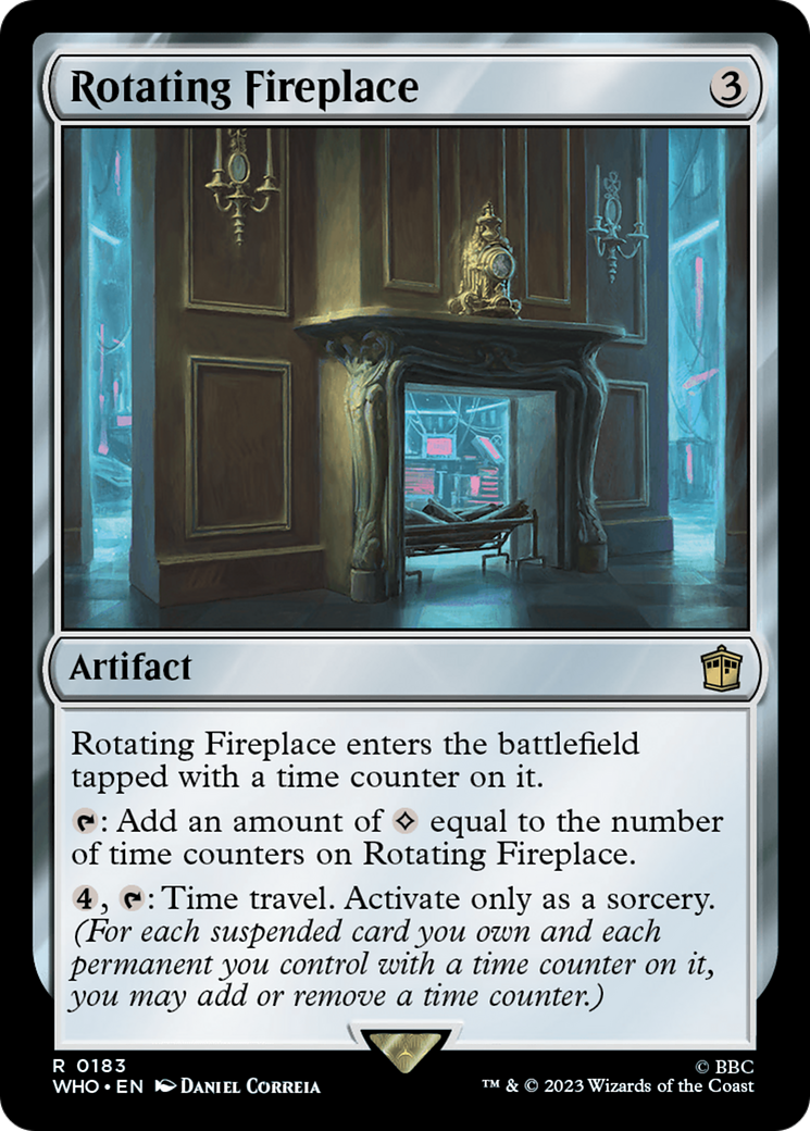Rotating Fireplace (183) Foil - Doctor Who