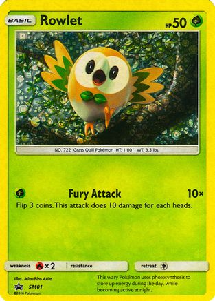 Rowlet (General Mills Promo) (SM01) Holofoil - Miscellaneous Cards & Products