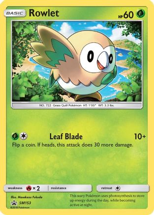 Rowlet (SM153) Holofoil - Black Star Promos