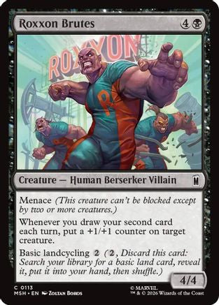 Roxxon Brutes (113) Foil - Marvel Super Heroes