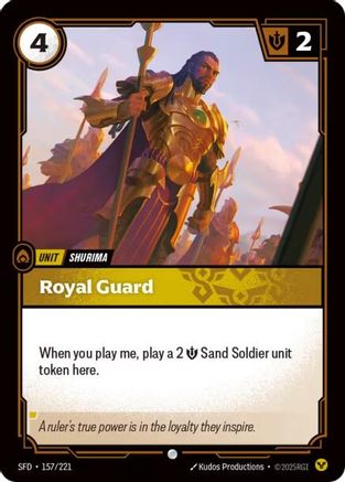 Royal Guard (157) Foil - Spiritforged