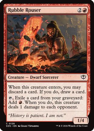 Rubble Rouser (128) - Secrets of Strixhaven