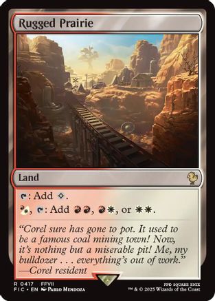 Rugged Prairie (417) Surge Foil - Commander: FINAL FANTASY