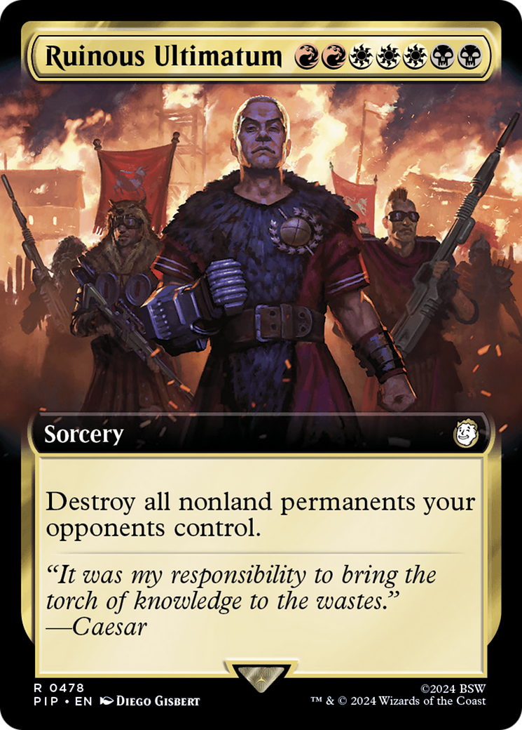 Ruinous Ultimatum (Extended Art) (478) Foil - Fallout