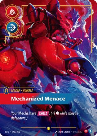 Rumble – Mechanized Menace (Overnumbered) (240) Foil - Spiritforged