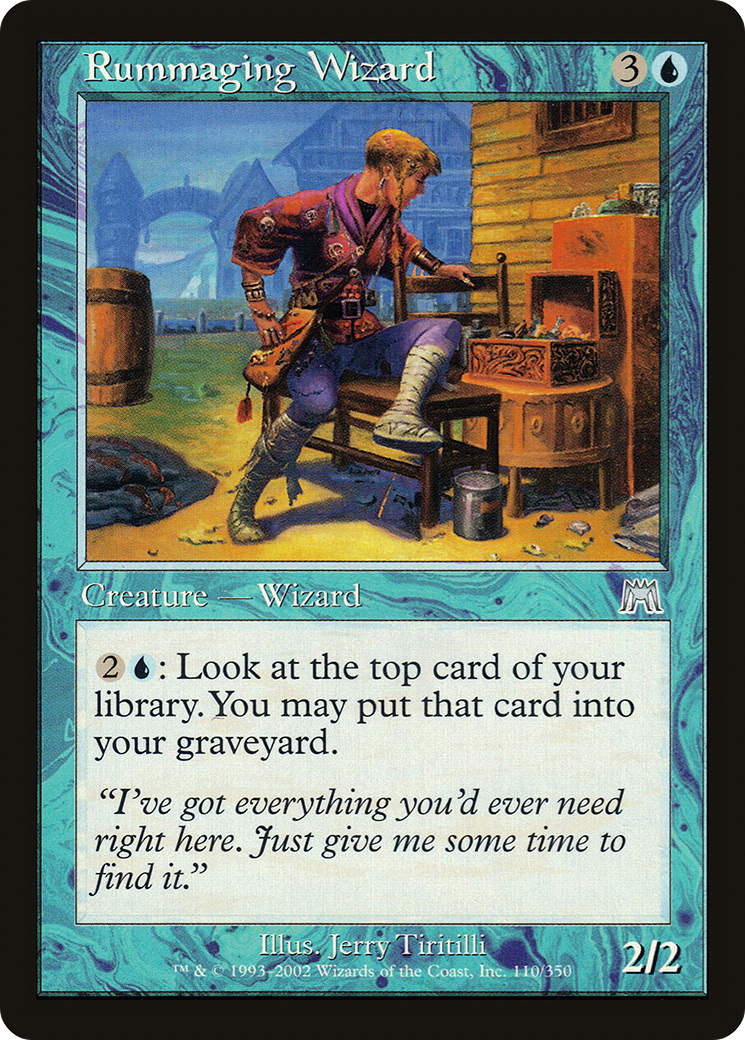 Rummaging Wizard (110) Foil - Onslaught