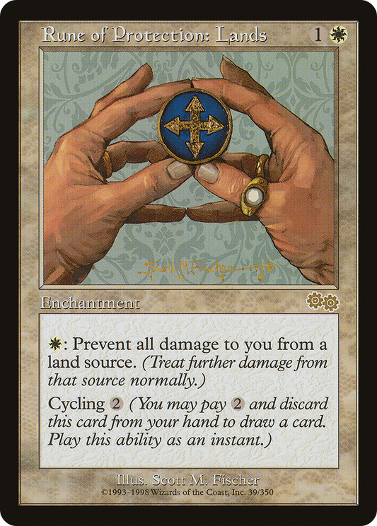 Rune of Protection: Lands (039) - Urza's Saga