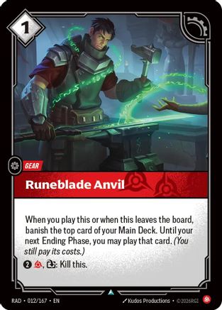 Runeblade Anvil (012) - Radiance