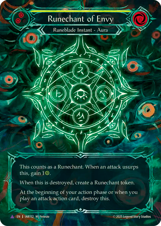 Runechant of Envy (Marvel) (IAR152) Cold Foil - Omens of the Third Age