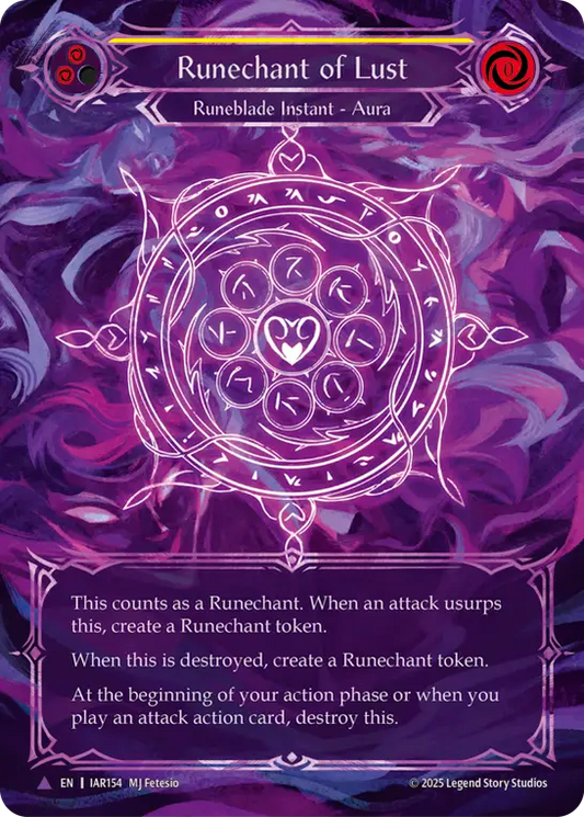 Runechant of Lust (Marvel) (IAR154) Cold Foil - Usurp the Shadow Throne