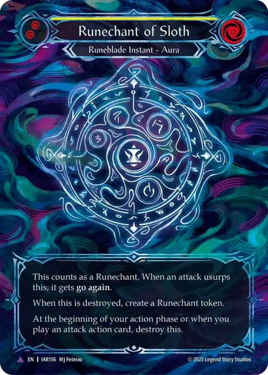 Runechant of Sloth (Marvel) (IAR155) Cold Foil - Usurp the Shadow Throne