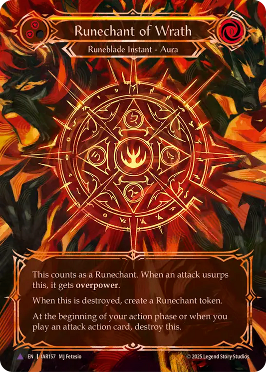 Runechant of Wrath (Marvel) (IAR157) Cold Foil - Usurp the Shadow Throne