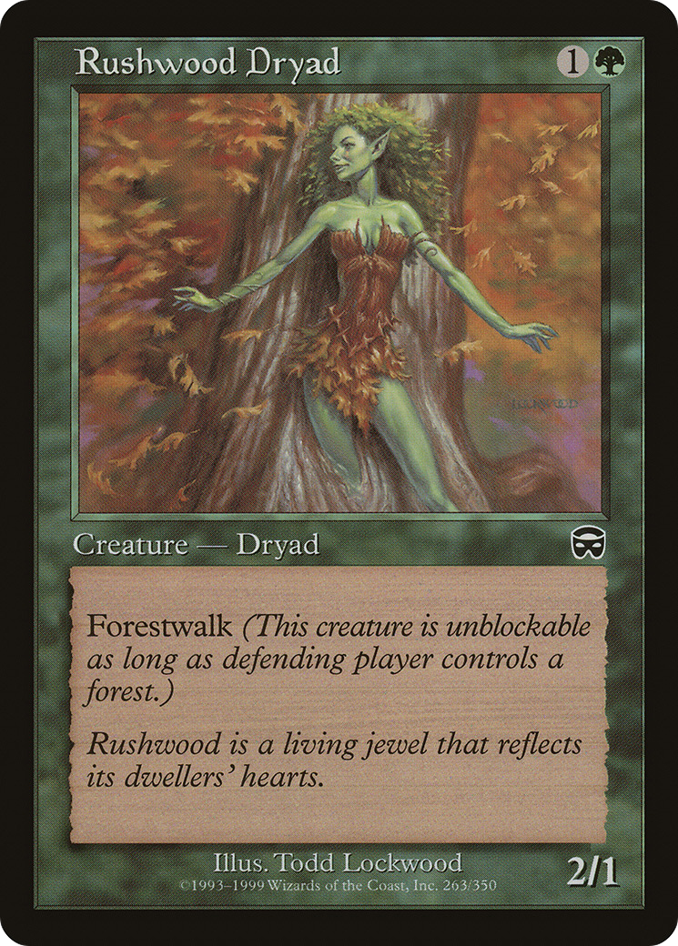 Rushwood Dryad (263) - Mercadian Masques