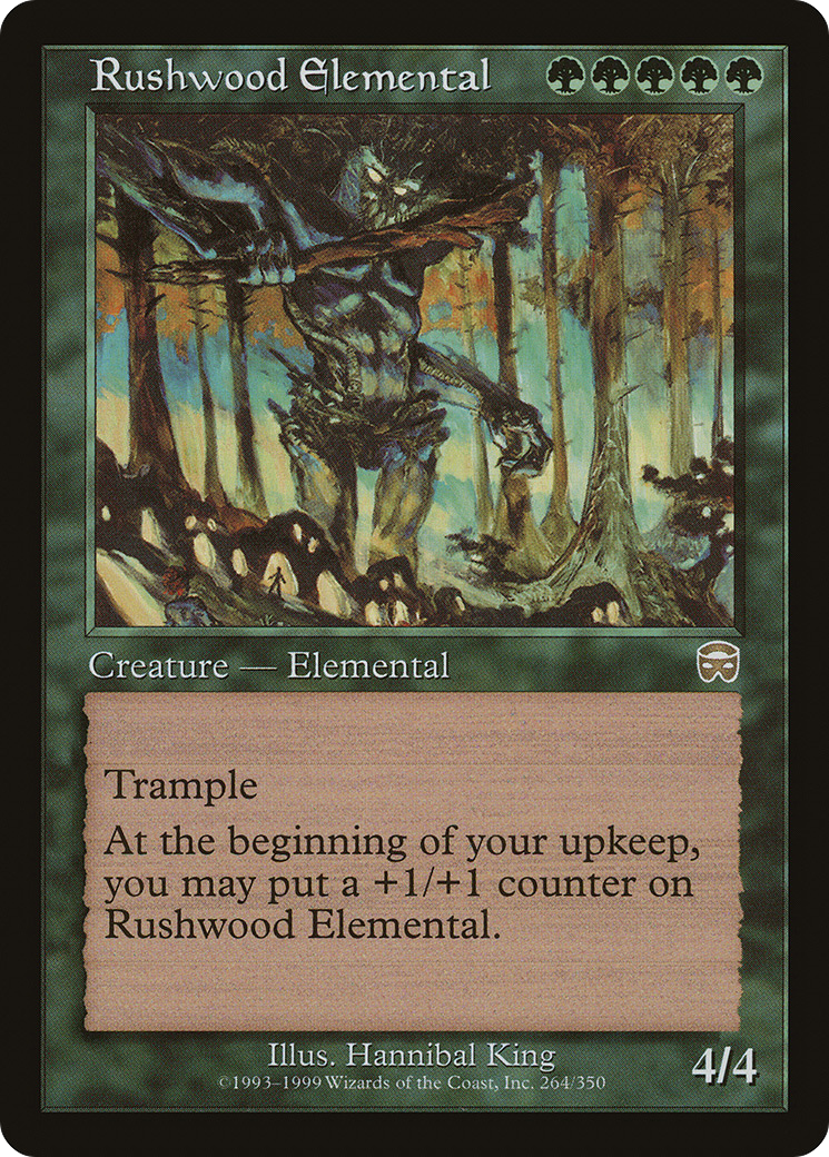 Rushwood Elemental (264) - Mercadian Masques