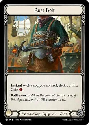 Rust Belt (SEA009) Cold Foil - High Seas