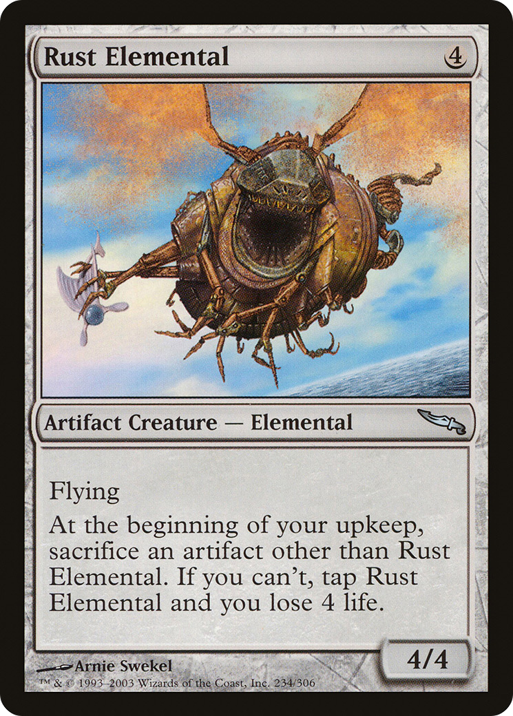 Rust Elemental (234) Foil - Mirrodin