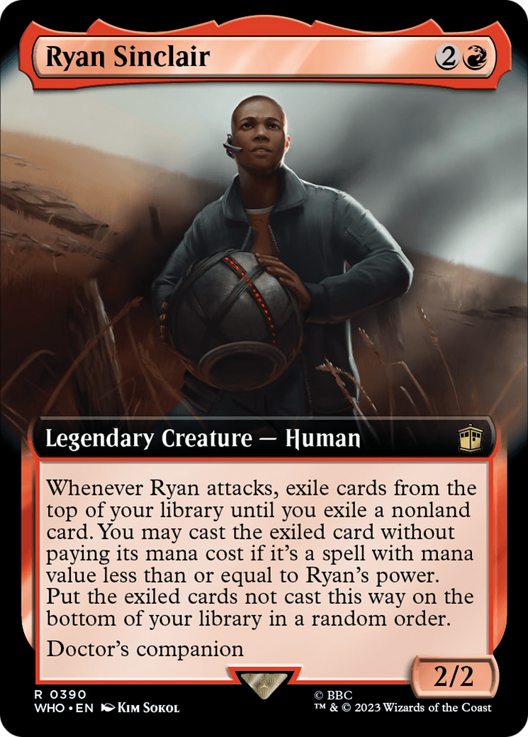 Ryan Sinclair (Extended Art) (390) Foil - Doctor Who