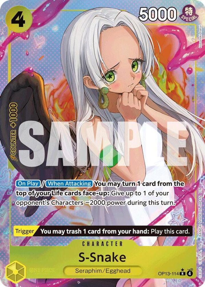 S-Snake (Alternate Art) (OP13-114) Foil