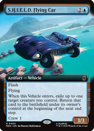 S.H.I.E.L.D. Flying Car (Extended Art) (404) - Marvel Super Heroes