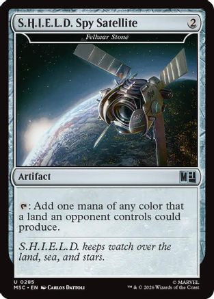 S.H.I.E.L.D. Spy Satellite – Fellwar Stone (285) Surge Foil - Commander: Marvel Super Heroes