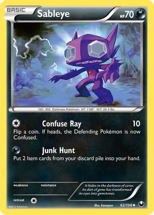 Sableye (62) - Dark Explorers