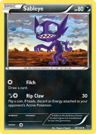 Sableye (68) - XY Base Set