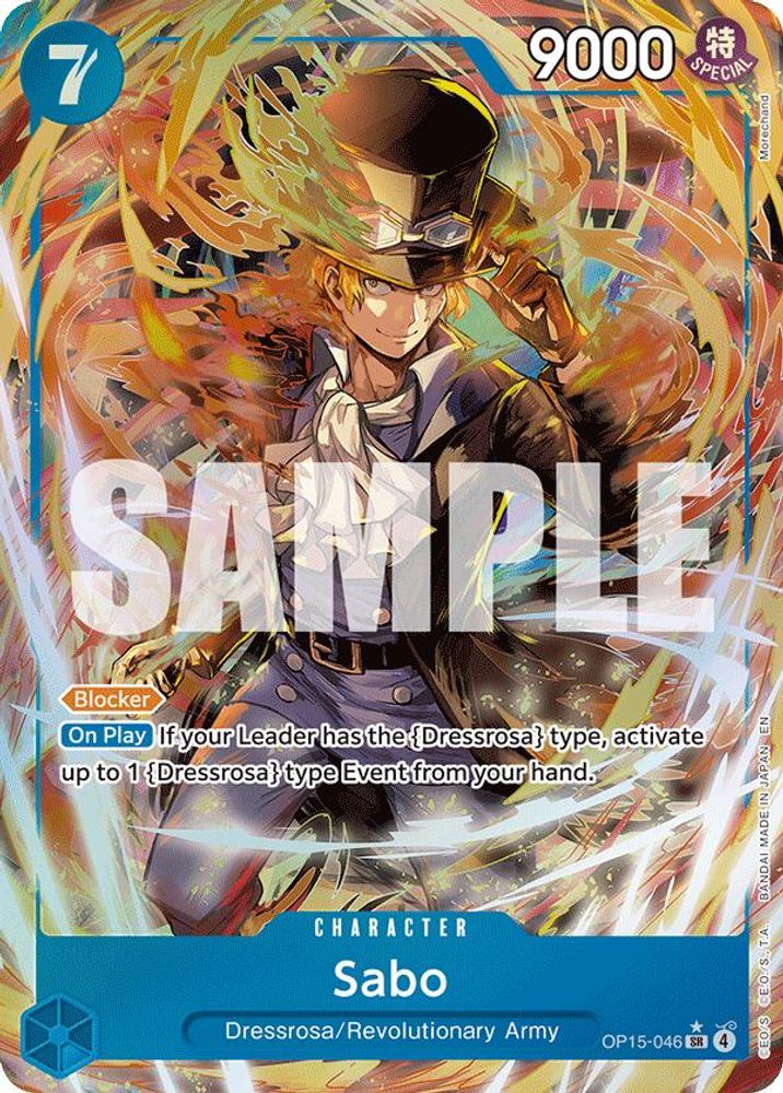 Sabo (Alternate Art) (OP15-046) Foil