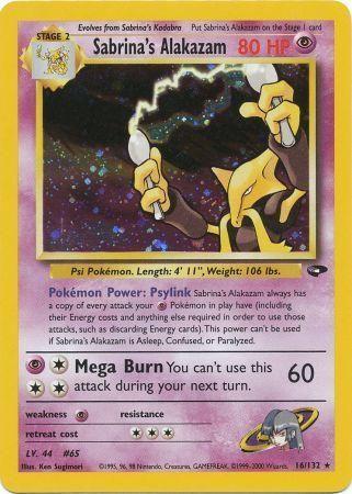 Sabrina's Alakazam (16) (Unlimited) Holofoil - Gym Challenge