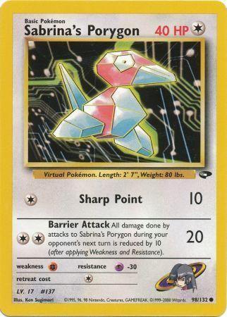 Sabrina's Porygon (98) (Unlimited) - Gym Challenge