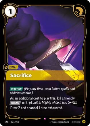 Sacrifice (173) Foil - Unleashed