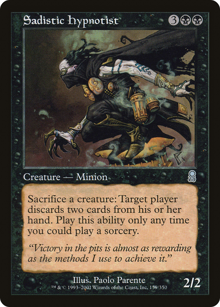 Sadistic Hypnotist (159) Foil - Odyssey