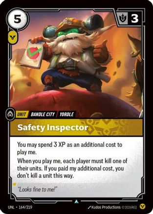 Safety Inspector (164) - Unleashed