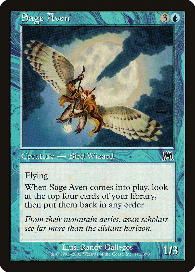 Sage Aven (111) Foil - Onslaught
