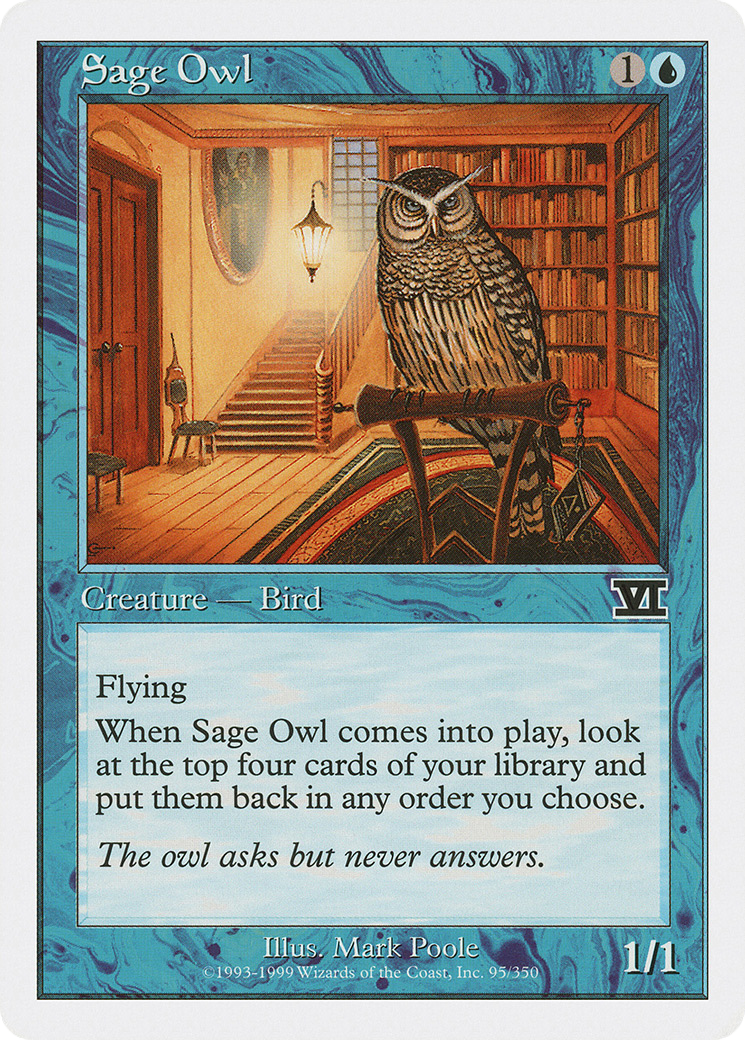Sage Owl (095) - Classic Sixth Edition
