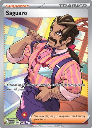 Saguaro (Full Art) (255) Holofoil - Paldea Evolved