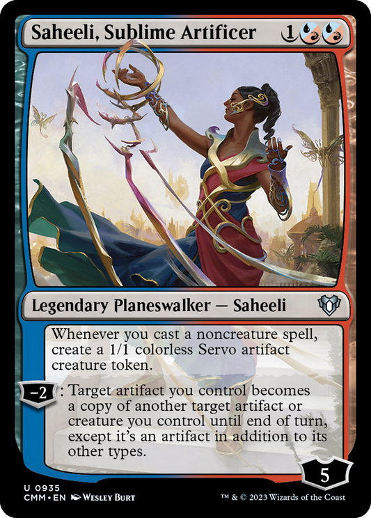 Saheeli, Sublime Artificer (935) - Commander Masters