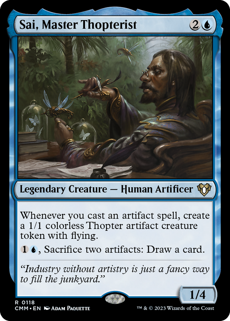 Sai, Master Thopterist (118) - Commander Masters
