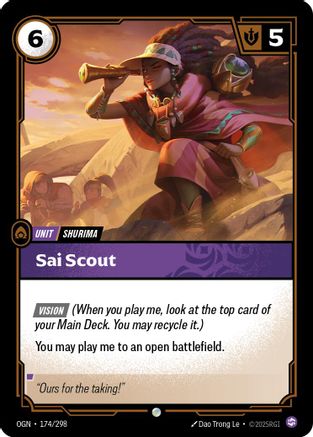 Sai Scout (174) Foil - Origins